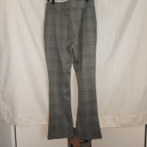 Nwot Serra Checkered Boot Cut Pants Jegging Elastic Stretchy Sz M - Picture 5 of 6